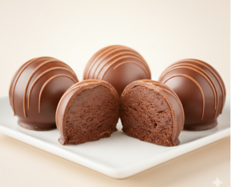 Trufas de Chocolate con Manjar